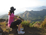 Overlooking the amazing view of Mt. Batulao’s summit