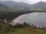 Overlooking Talisayen Cove in Zambales