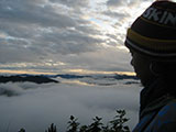 Amazing sea of clouds in Mt. Kiltepan View Point