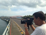 The famous San Juanico Bridge in Leyte