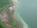 Taal volcano’s crater up close