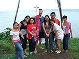 With Family in Sunken Cemetery
