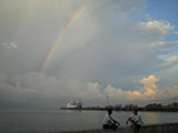 Rainbow over Ormoc in 2008