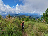 Descending Mt Ugo