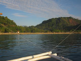 Approaching Apo Island